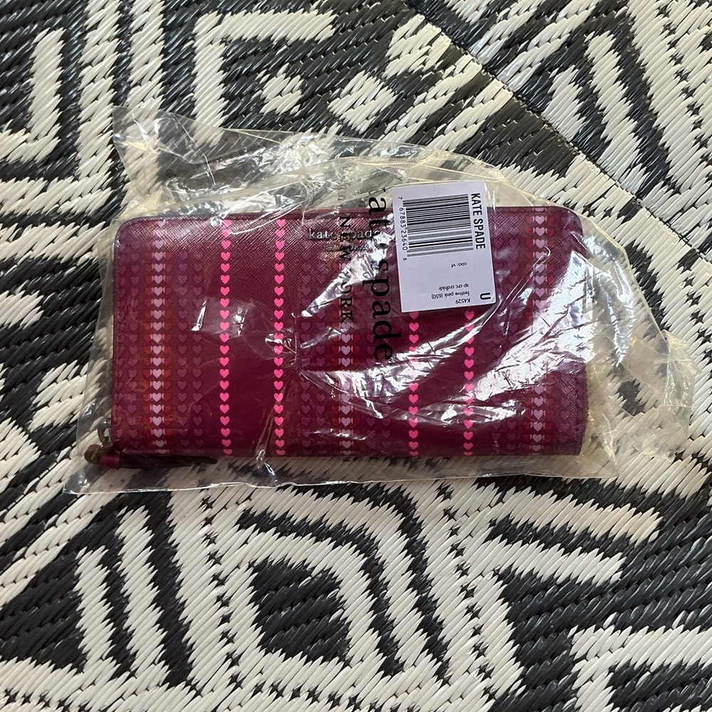 Kate Spade Berry and Pink Wallet